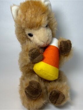 Rare Douglas Alpaca Llama Plush Stuffed Animal Toy 8” Candy Corn Soft Fur 591PS